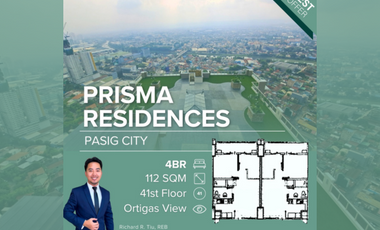 Prisma Residences 2BR Two Bedroom Tandem Unit Near BGC and Ortigas FOR SALE C102