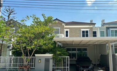 ตกแต่ง บิ้วอินสวยแบบบ้านตัวอย่าง!! ขายบ้านแฝด Anya ราชพฤกษ์-นครอินทร์ 43.30 ตรว. พร้อมเข้าอยู่ ใกล้ MRT บางพลู
