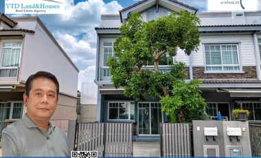 2-storey townhome for sale in the Indy Bangyai 2 project, The Great English Town design house from Land and Houses, 100% new house condition, never been lived in