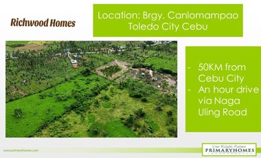 Provision for 2 Bedroom RICHWOOD TOWNHOUSE in Toledo City Cebu