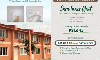 Sara Ready For Occupancy- Available in Camella Koronadal