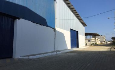 galpón industrial de alquiler en manta montecristi