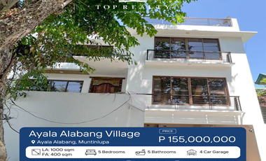 House and lot for sale - Ayala Alabang Village, Muntinlupa City