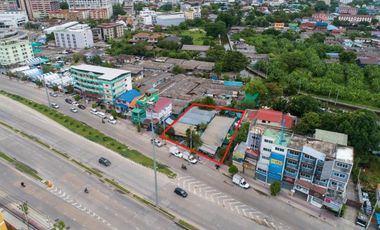 Land for sale on Krungthep Kreetha Road, 260 square meters, near MRT Sri Kritha (Future Line) ---------g Srinakarin-Romklao Road Suitable for a hotel,