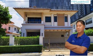 2-storey Detached  House For rent Setthasiri Bangna-wongwaen, on private zone, near Mega Bangna , Greatest location in this area.