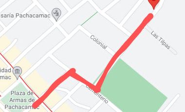 SE VENDE  TERRENO EN PACHACAMAC