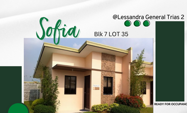 Sofia RFO House and Lot for Sale in Gentri Cavite