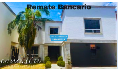 CASA EN REMATE BANCARIO HACIENDAS DE LA SIERRA SAN PEDRO GARZA GARCIA N.L