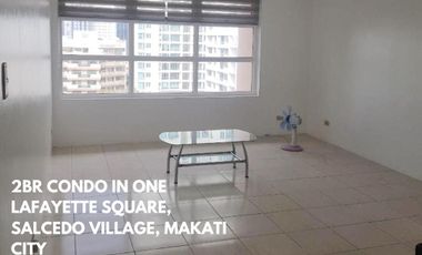 2BR Condo in One Lafayette Square, Salcedo Village, Makati City