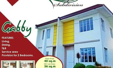 RFO 2-bedroom Townhouse House and Lot Ready for Occupancy for sale in Imus Cavite