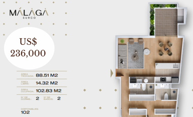HERMOSO DEPARTAMENTO EN PRIMER PISO EN SURCO