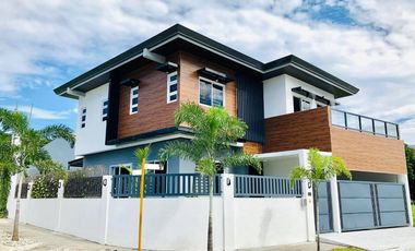 4 BEDROOMS FULLY FURNISHED HOUSE WITH POOL FOR RENT IN PAMPANG, ANGELES CITY PAMPANGA NEAR CLARK