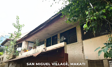Rush Sale! San Miguel Village Makati - Lot with Old Structure