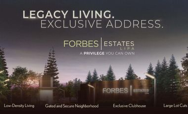 Lot For Sale in a Luxurious Forbes Estates Lipa in Lipa Batangas