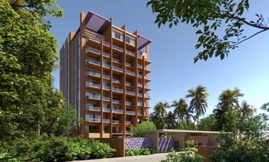 Penthouse con Club de playa frente al mar, Alberca, gym y Salón de eventos, en   Costa mujeres, Cancun.