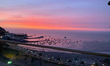 ALQUILER DE DEPARTAMENTO CON ESPECTACULAR VISTA AL MAR, CHORRILLOS