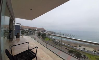 ALQUILER DE DEPARTAMENTO CON ESPECTACULAR VISTA AL MAR, CHORRILLOS