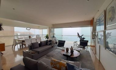 ALQUILER DE DEPARTAMENTO CON ESPECTACULAR VISTA AL MAR, CHORRILLOS