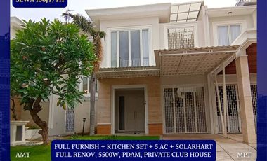 Dijual dan Disewakan Rumah Long Beach Pakuwon City Surabaya 6.5M Full Furnish