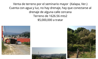 Venta de Terreno en Seminario Mayor, Xalapa, Veracruz