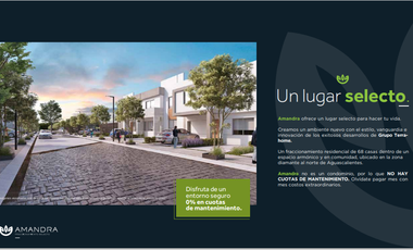 CASAS EN VENTA AL NORTE DE AGUASCALIENTES AMANDRA AGS