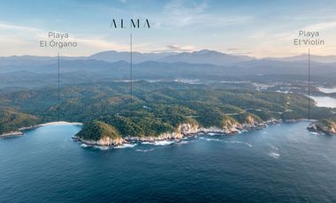 Residencia frente al mar de 4 recamaras, en venta en Huatulco. ALMA - Tu Santuario arquitectónico