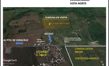 Terreno en venta con superficie de 42 Ha.