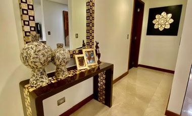 Interior designed 3 bedroom unit for rent at Two Roxas Triangle