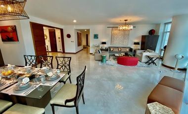 Interior designed 3 bedroom unit for rent at Two Roxas Triangle