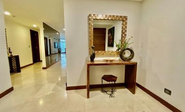 Interior designed 3 bedroom unit for rent at Two Roxas Triangle