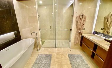 Interior designed 3 bedroom unit for rent at Two Roxas Triangle