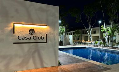 OPORTUNIDAD CASA EN VENTA EN PLAYA DEL CARMEN CON 3 HABITACIONES Y CASA CLUB