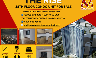 Spacious Semi-furnished 2-br Condo Unit w/ Balcony for Sale in Makati