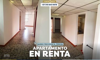¡EN RENTA! Amplio Apartamento en el Barrio Providencia en Pereira