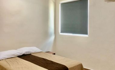 DEPARTAMENTOS AMUEBLADOS DE UNA Y DOS RECÁMARAS EN CÁMARA DE COMERCIO.