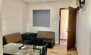 DEPARTAMENTOS AMUEBLADOS DE UNA Y DOS RECÁMARAS EN CÁMARA DE COMERCIO.