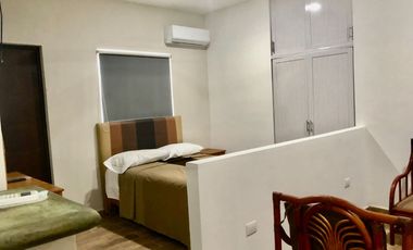 DEPARTAMENTOS AMUEBLADOS DE UNA Y DOS RECÁMARAS EN CÁMARA DE COMERCIO.