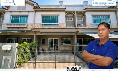2-storey townhome for rent near Mega Bangna , Greatest location in this area. Indy 3 Bangna km.7, front facing north  with electric waning