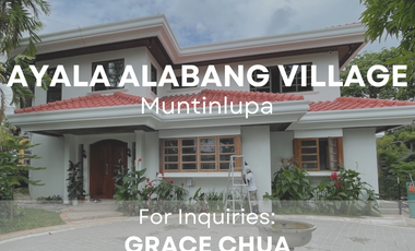 For Sale: 4 Bedroom House and Lot with Elegant Finish in Ayala Alabang Village, Muntinlupa