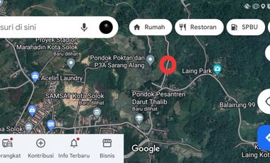 Strategic land for sale in the city of Solok, West Sumatra, Indonesia