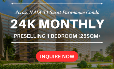 1 Bedroom 25sqm Preselling SMDC Condo Sucat Paranaque near NAIA Airport Gold