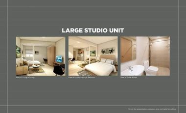 condo for sale OR Lease to own purchase 0r 27.80 sqm studio in Hyde Tower Mabolo Cebu City