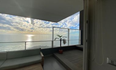 Vendo precioso departamento con espectacular vista al mar en Costa de Montemar.