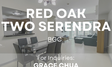 For Sale: 3 Bedroom Unit in Red Oak, Two Serendra, BGC