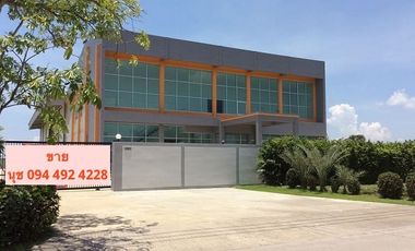 Selling a ready-made factory + office with an area of 3 rai, next to the Suvarnabhumi logistics network.