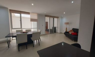 Samborondon, Renta de lindo departamento 2 dormitorios amoblado con patio