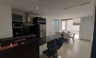 Samborondon, Renta de lindo departamento 2 dormitorios amoblado con patio