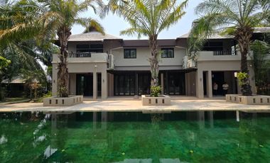 A luxurious private pool villa is available for purchase at 95 million Baht.