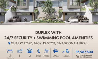 Duplex Units in Aurella Ridge Binangonan, Rizal