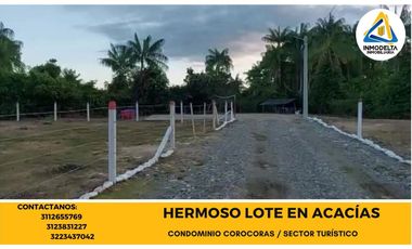 SE VENDE LOTE CONDOMINIO COROCORAS